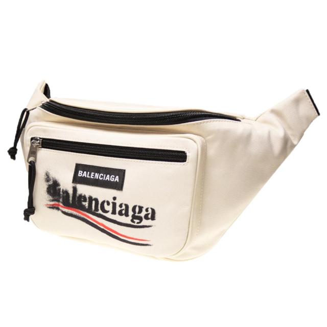 旧作お買い得セール！ BALENCIAGA バレンシアガ バッグ メンズ ボディバッグ 482389 2AA29 / EXPLORER BELTPACK オフホワイト