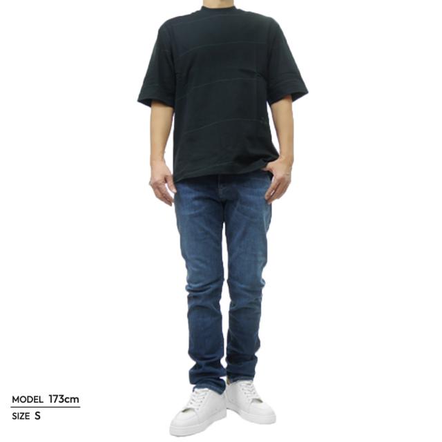 旧モデルセール！ BURBERRY バーバリー Tシャツ メンズ 半袖 クルーネック コットン 綿100％ 8083613 1 / SP24-GRAPHICS-BAR ブラック_1