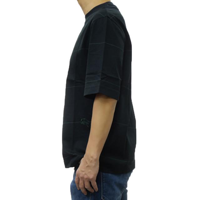 旧モデルセール！ BURBERRY バーバリー Tシャツ メンズ 半袖 クルーネック コットン 綿100％ 8083613 1 / SP24-GRAPHICS-BAR ブラック_2
