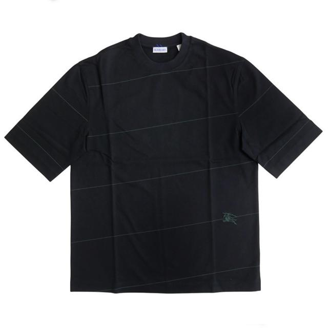 旧モデルセール！ BURBERRY バーバリー Tシャツ メンズ 半袖 クルーネック コットン 綿100％ 8083613 1 / SP24-GRAPHICS-BAR ブラック_4