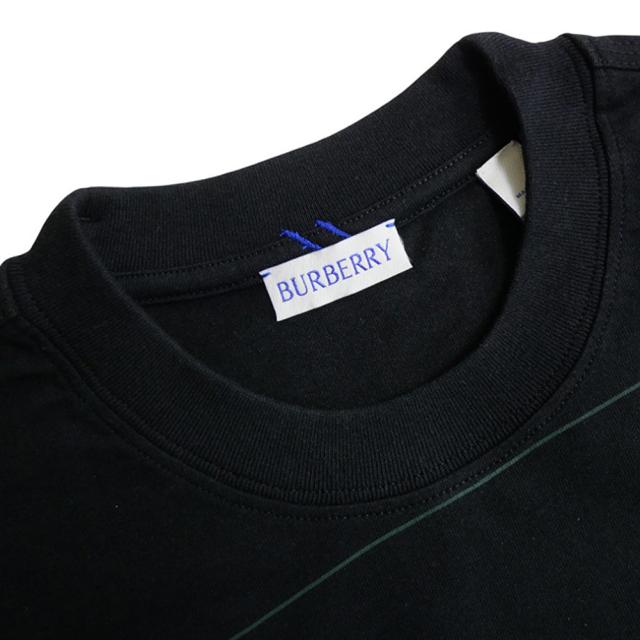 旧モデルセール！ BURBERRY バーバリー Tシャツ メンズ 半袖 クルーネック コットン 綿100％ 8083613 1 / SP24-GRAPHICS-BAR ブラック_5