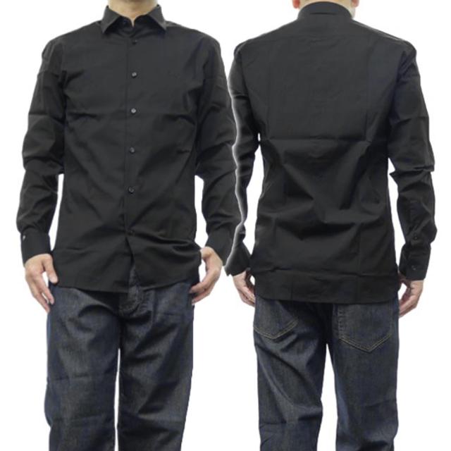 【セール 40％OFF！】BURBERRY バーバリー メンズドレスシャツ 8071799 1 / SHERFIELD ブラックの通販は