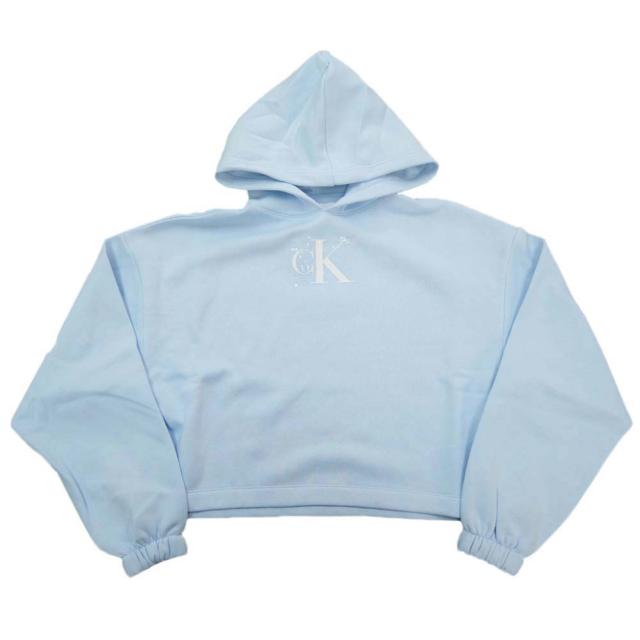 旧作お買い得セール！   JEANS カルバンクラインジーンズ パーカー レディース プルオーバー J222962 ライトブルー 旧作お買い得セール！ CALVIN KLEIN JEANS カルバンクラインジーンズ
