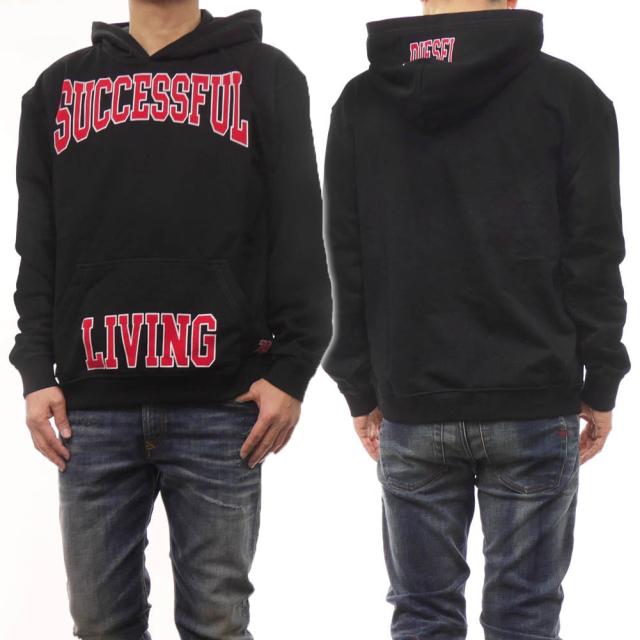 旧作処分セール！ DIESEL ディーゼル パーカー メンズ プルオーバー A12443 0HAYT / S-BOXT-HOOD-N7 ブラック