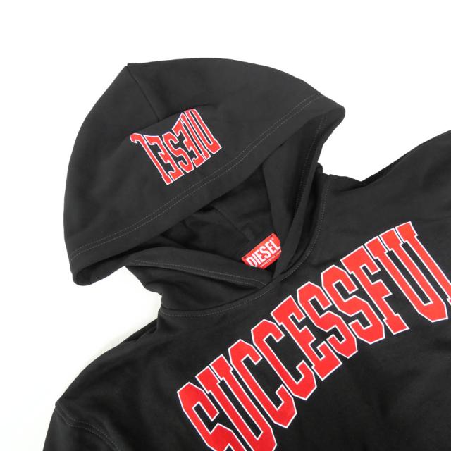 旧モデルセール！ DIESEL ディーゼル パーカー メンズ プルオーバー A12443 0HAYT / S-BOXT-HOOD-N7 ブラック_2