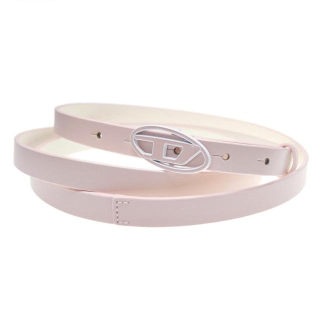 旧作お買い得セール！ DIESEL ディーゼル ベルト レディース レザーベルト X09895 P1245 / B-1DR15 DOUBLE ライトピンク