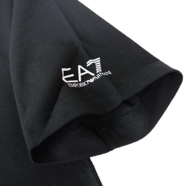旧作お買い得セール！ EMPORIO ARMANI エンポリオアルマーニ EA7 Tシャツ メンズ 半袖 クルーネック 3DPT15 PJLBZ ブラック 旧作お買い得セール！ EMPORIO ARMANI エンポリオアルマーニ EA7 T