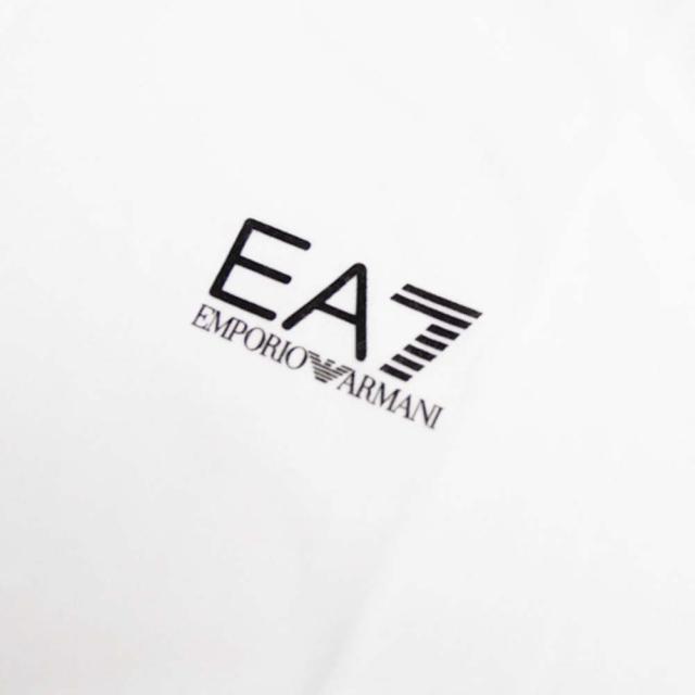 旧モデルセール！ EMPORIO ARMANI エンポリオアルマーニ EA7 ポロシャツ 半袖 メンズ コットン 綿100％ スムース 3DPF23 PJ02Z ホワイト_3