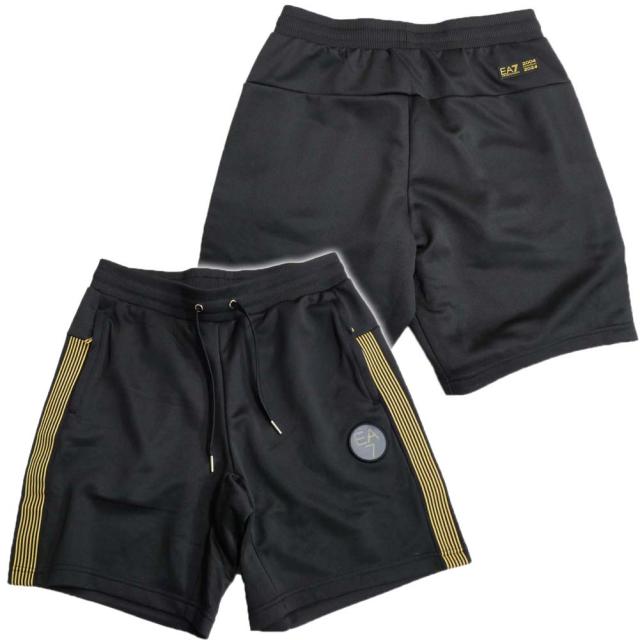 旧作お買い得セール！ EMPORIO ARMANI エンポリオアルマーニ EA7 メンズ ショートパンツ 3DP567 PJMTZ ブラック 旧作お買い得セール！ EMPORIO ARMANI エンポリオアルマーニ EA7