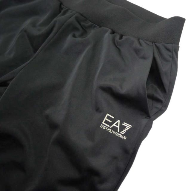 【セール 50％OFF！】EMPORIO ARMANI エンポリオアルマーニ EA7 レディースセットアップスウェット 3DTV52 TJ26Z ブラック×ゴールドの通販は