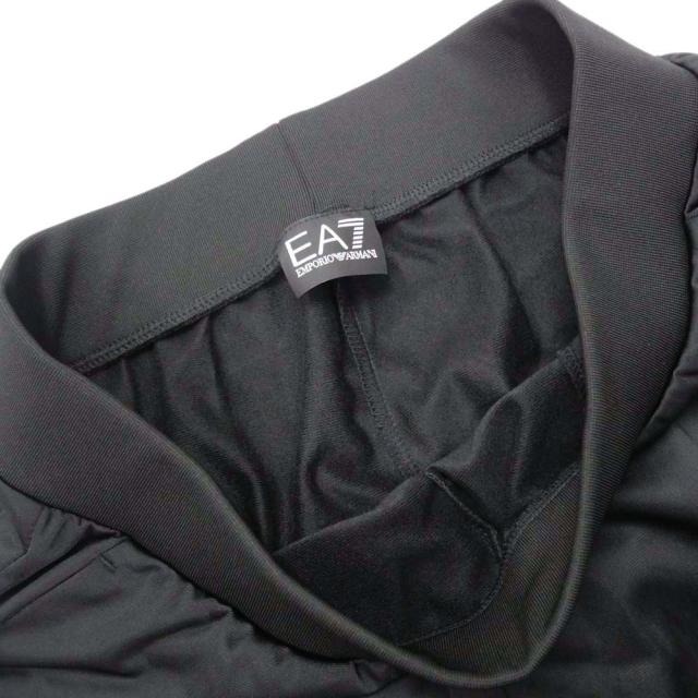 【セール 50％OFF！】EMPORIO ARMANI エンポリオアルマーニ EA7 レディースセットアップスウェット 3DTV52 TJ26Z ブラック×ゴールドの通販は