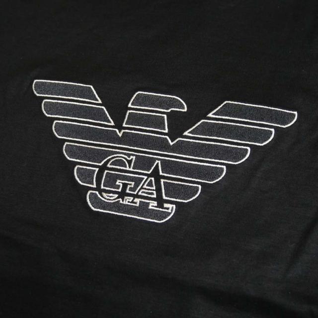 【セール 45％OFF！】EMPORIO ARMANI エンポリオアルマーニ メンズクルーネックTシャツ 3D1TD4 1JUVZ ブラックの通販は