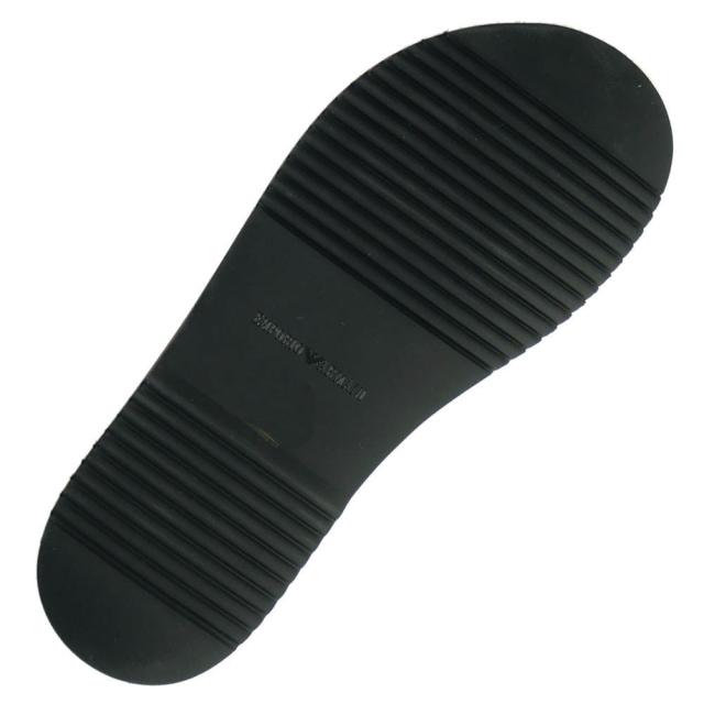 旧モデルセール！ EMPORIO ARMANI エンポリオアルマーニ メンズ サンダル X4P125 XN789 ブラック 定番人気商品_5