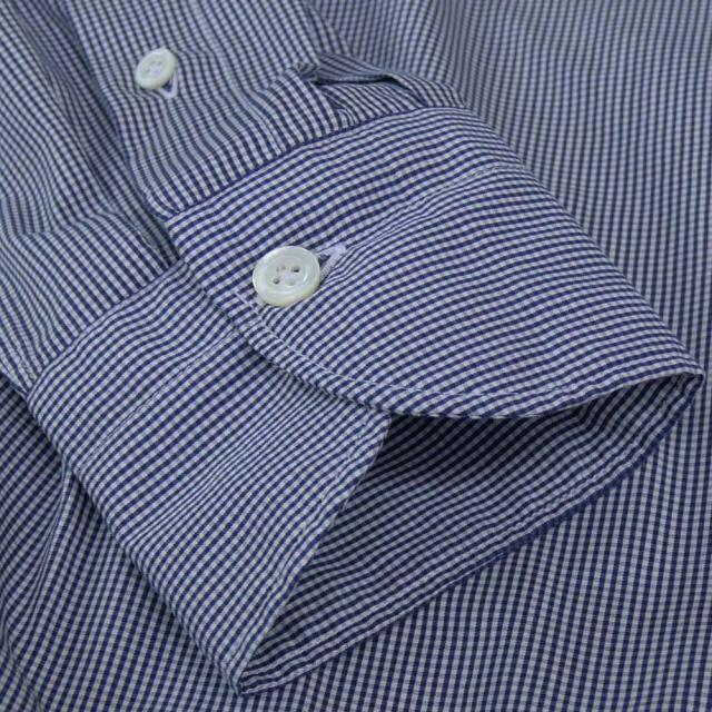旧モデルセール！ GIANNETTO ジャンネット カッタウェイシャツ メンズ AC903 / VINCI FIT WASH ネイビー_4