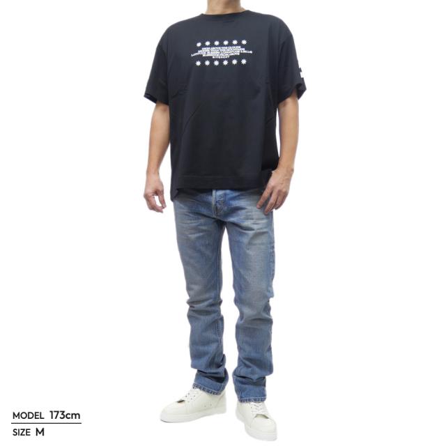 旧モデルセール！ GIVENCHY ジバンシィ Tシャツ メンズ 半袖 クルーネック コットン 綿100％ BM71JB3YHU ブラック_1
