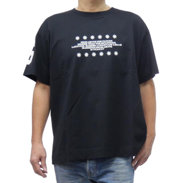 旧モデルセール！ GIVENCHY ジバンシィ Tシャツ メンズ 半袖 クルーネック コットン 綿100％ BM71JB3YHU ブラック_2