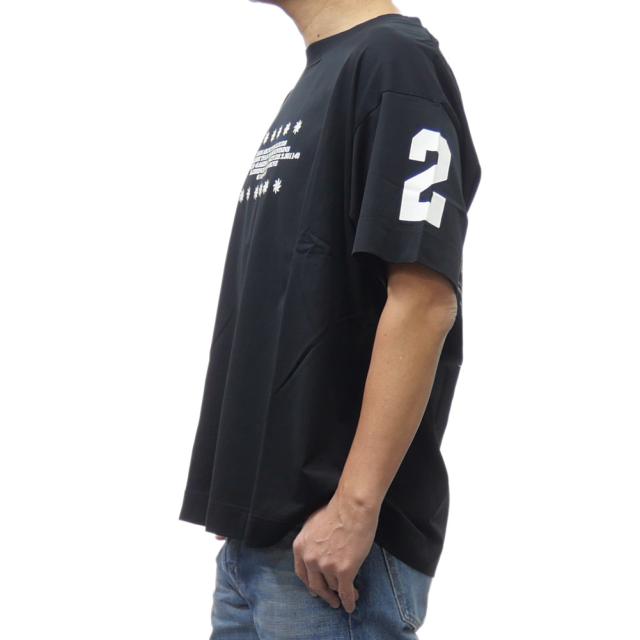 旧モデルセール！ GIVENCHY ジバンシィ Tシャツ メンズ 半袖 クルーネック コットン 綿100％ BM71JB3YHU ブラック_3