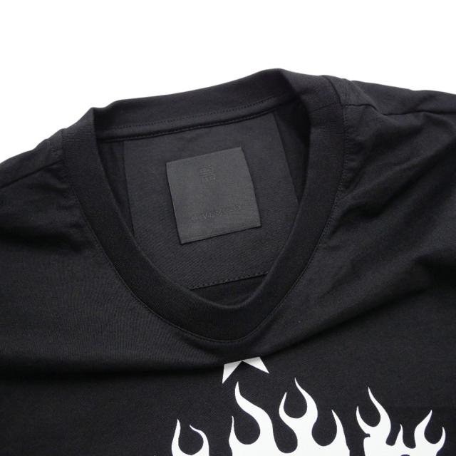 旧モデルセール！ GIVENCHY ジバンシィ Tシャツ メンズ 半袖 クルーネック コットン 綿100％ BM71G53YHU ブラック_5