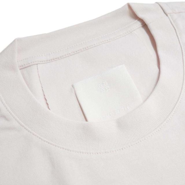 旧モデルセール！ GIVENCHY ジバンシィ Tシャツ メンズ 半袖 クルーネック コットン 綿100％ BM716B3YMG ライトピンク /_2