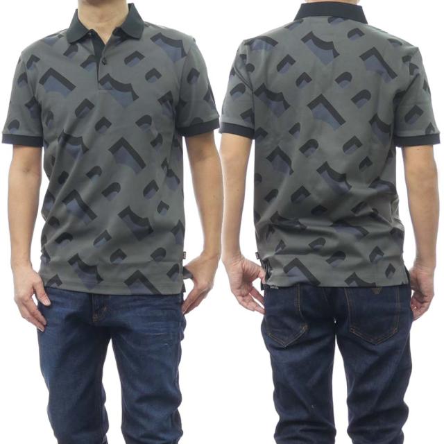 【セール 50％OFF！】HUGO BOSS ヒューゴボス メンズスムースポロシャツ 50504131 10258157 / Prout419 グレー系マルチカラーの通販は