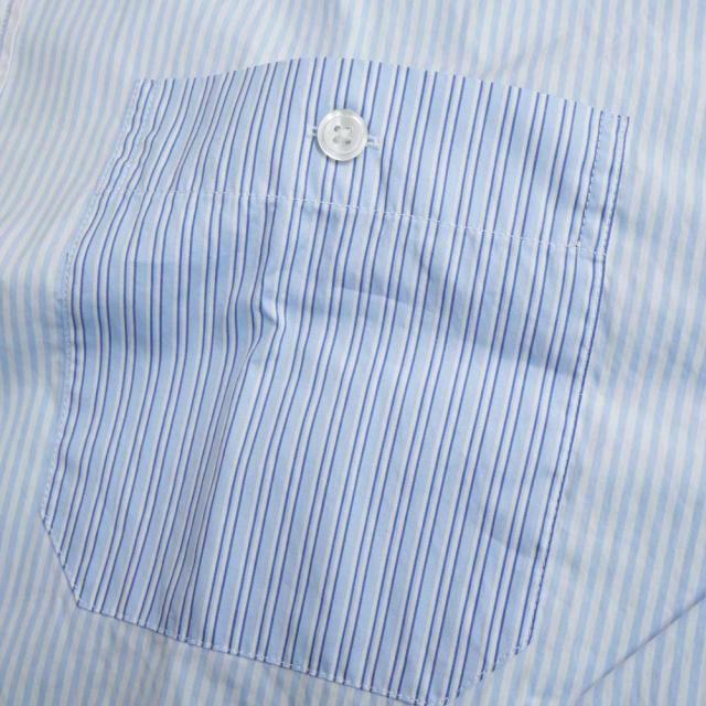 旧モデルセール！ HUGO BOSS ヒューゴボス カジュアルシャツ メンズ コットン 綿100％ 50513773 10258465 / S-DREW-SH-PW-C1-242 ブルー_3