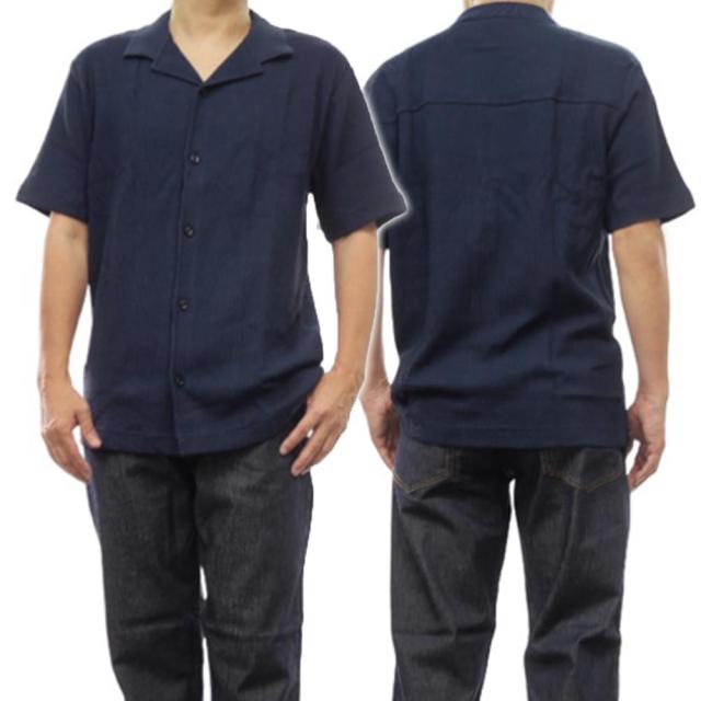 旧作お買い得セール！ HUGO BOSS ヒューゴボス カジュアルシャツ メンズ コットン 綿100％ 50513055 10259961 / Powell 129 ネイビー