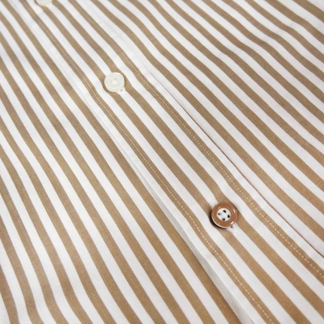 旧モデルセール！ HUGO BOSS ヒューゴボス カジュアルシャツ メンズ コットン 綿100％ 50508831 10256975/ C-HAL BD ブラウン×ホワイト_3