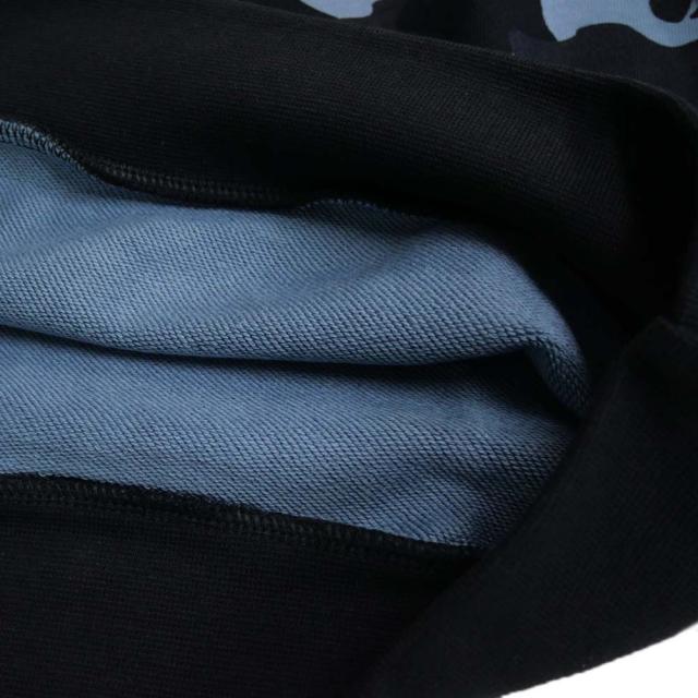 旧モデルセール！ HYDROGEN ハイドロゲン パーカー メンズ プルオーバー MH0005 / CAMO SKULL HOODIE ブルー系カモフラージュ柄_5