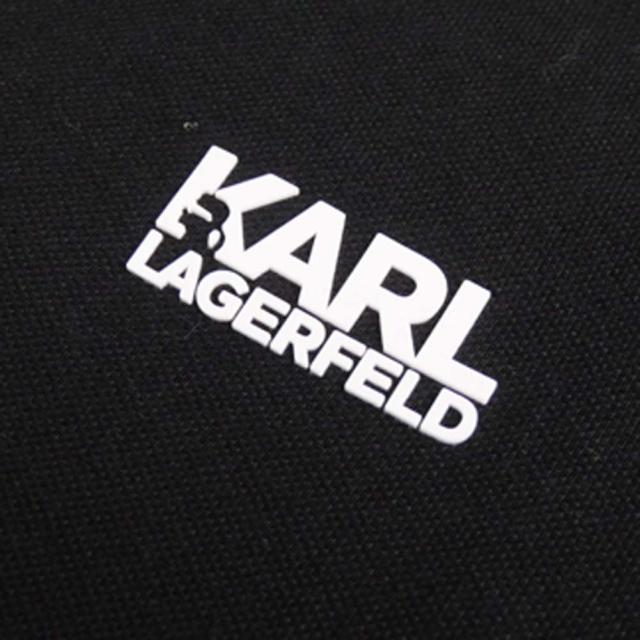 旧作お買い得セール！ KARL LAGERFELD カール ラガーフェルド ポロシャツ 半袖 メンズ コットン 綿100％ 745403 541233 ブラック 旧作お買い得セール！ KARL LAGERFELD カール ラガーフェルド