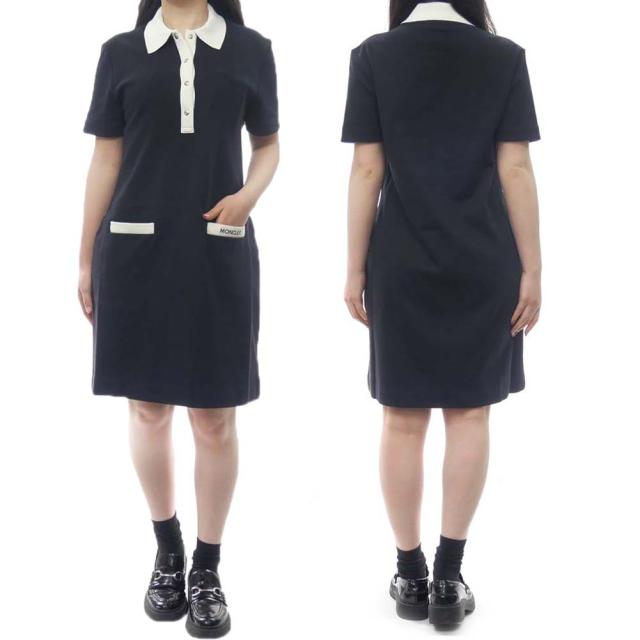 旧作お買い得セール！ MONCLER モンクレール ワンピース レディース ドレス 8100007 89AEW / ABITO ネイビー
