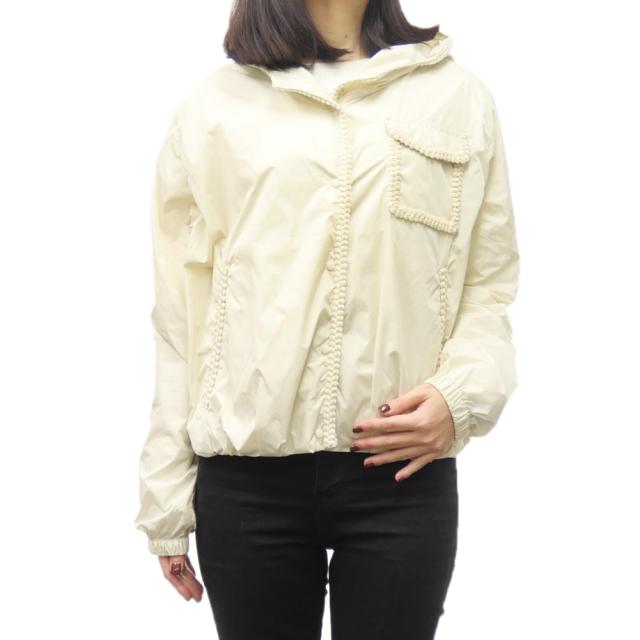 【旧作処分セール 55％OFF！】MONCLER モンクレール レディースナイロンジャケット 1A00122 596PX / DARDANO GIUBBOTTO オフホワイト