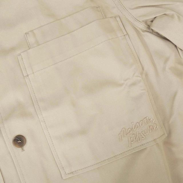 旧作お買い得セール！ MAISON KITSUNE メゾンキツネ メンズ ジャケット コットン 綿100％ MM00401WW0078 ベージュ 旧作お買い得セール！ MAISON KITSUNE メゾンキツネ メンズ ジャケット