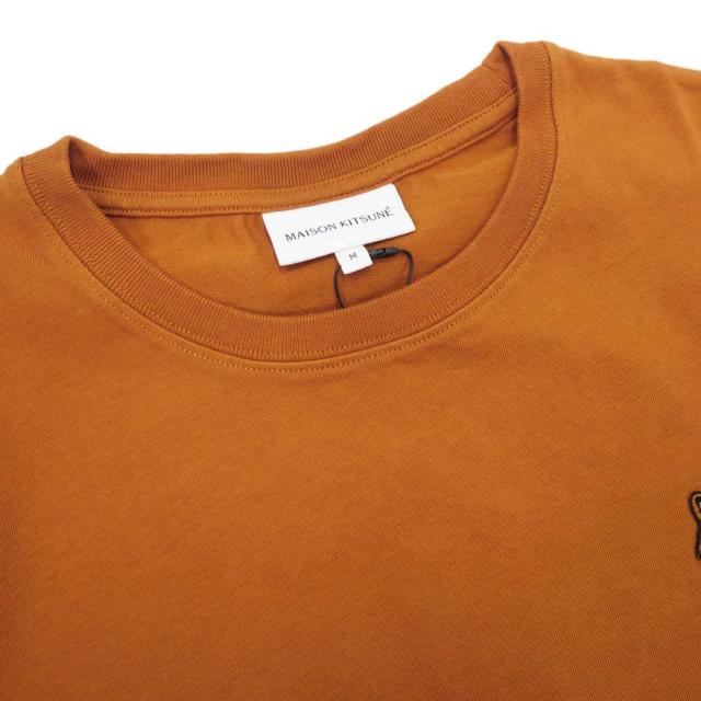 旧モデルセール！ MAISON KITSUNE メゾンキツネ Tシャツ レディース トップス 半袖 クルーネック コットン 綿100％ MW00127KJ0119 / BOLD FOX HEAD PATCH COMFORT TEE-SHIRT ブラウン_2