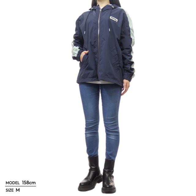 旧モデルセール！ MAISON KITSUNE メゾンキツネ ジャケット レディース ナイロンジャケット MW02202WQ0072 ネイビー_1