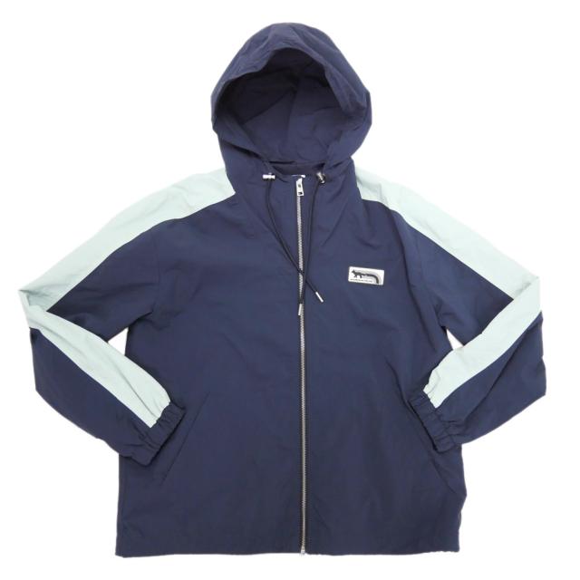 旧モデルセール！ MAISON KITSUNE メゾンキツネ ジャケット レディース ナイロンジャケット MW02202WQ0072 ネイビー_4