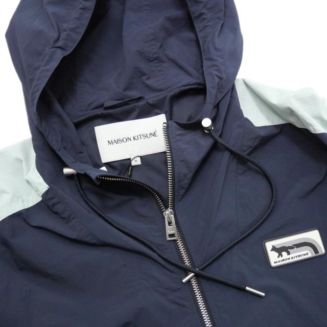 旧モデルセール！ MAISON KITSUNE メゾンキツネ ジャケット レディース ナイロンジャケット MW02202WQ0072 ネイビー_5