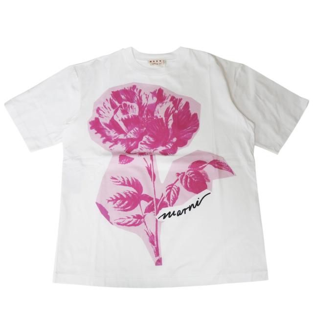 旧作処分セール！ MARNI マルニ Tシャツ レディース 半袖 クルーネック