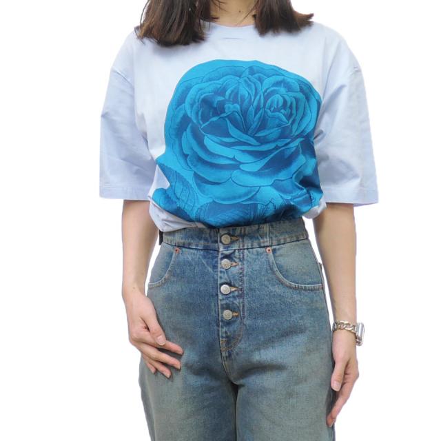 TadashiShojiコールドショルダーレースカクテルドレスNavy/ Nude