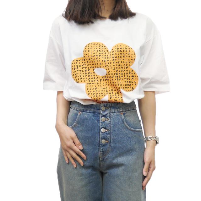【セール 50％OFF！】MARNI マルニ レディースクルーネックTシャツ THJET49P03 USCW19 ホワイトの通販は