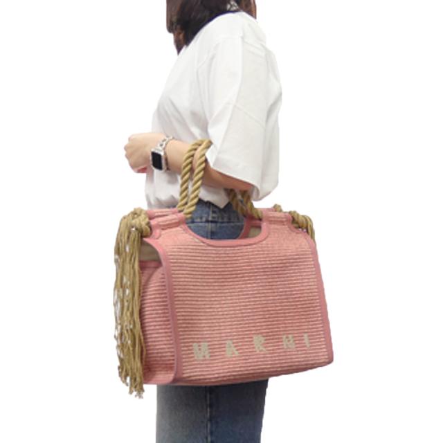 旧モデルセール！ MARNI マルニ バッグ レディース トートバッグ BMMP0024U0 P3860 ピンク