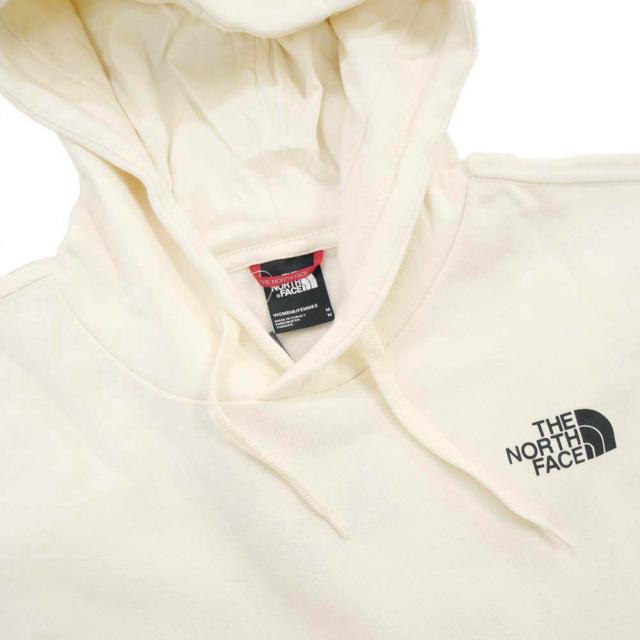 旧作お買い得セール！ THE NORTH FACE ノースフェイス パーカー レディース プルオーバー コットン 綿100％ NF0A5ICY / W TREND CROP HOODE クリーム 旧作お買い得セール！ THE NORTH FACE ノースフェイス パーカー