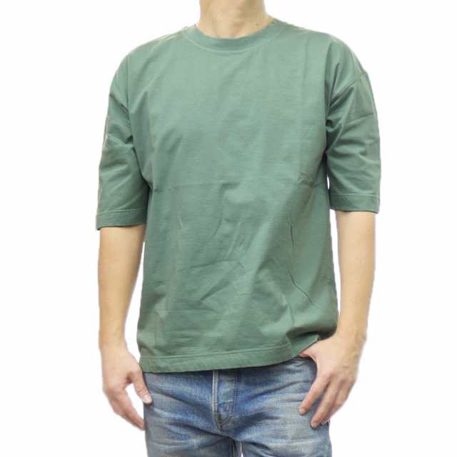 【セール 50％OFF！】SCAGLIONE スカリオーネ メンズクルーネックTシャツ UMJ160 グリーンの通販は 9,741円