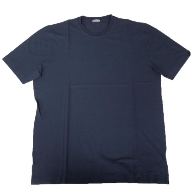 旧作お買い得セール！ ZANONE ザノーネ Tシャツ メンズ 半袖 クルーネック コットン 綿100％ 812597 ZG380 ネイビー