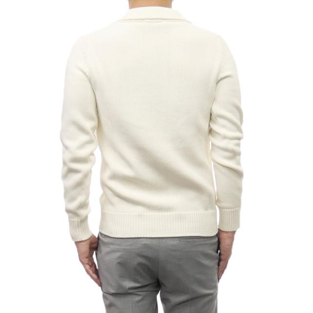 旧作お買い得セール！ ZANONE ザノーネ セーター メンズ クルーネック コットン 綿100％ ニット 813059 ZM360 ホワイト 旧作処分セール！ ZANONE ザノーネ セーター メンズ クルーネック
