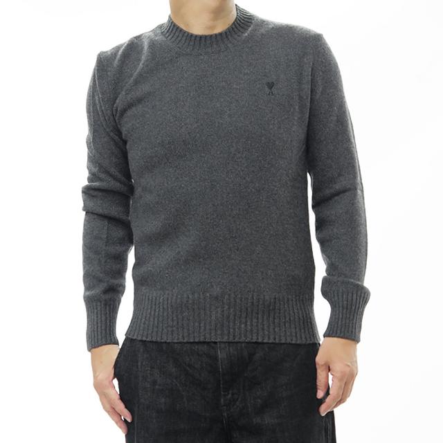 AMI PARISグレー ニット セーター 確実正規品】ami paris ニット