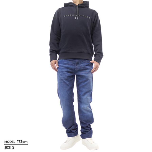 セールAW ARMANI EXCHANGE A/X アルマーニエクスチェンジ パーカー メンズ プルオーバー コットン 綿100％ XM001380 AF10830 ネイビー_1