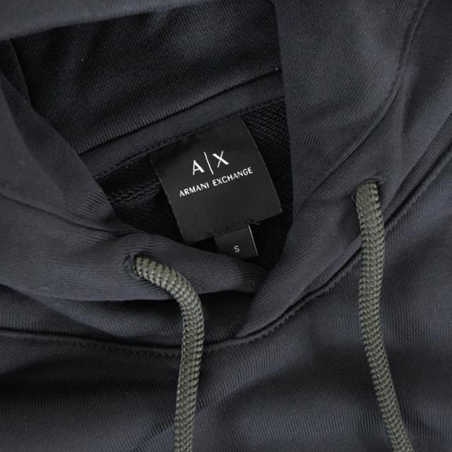 セールAW ARMANI EXCHANGE A/X アルマーニエクスチェンジ パーカー メンズ プルオーバー コットン 綿100％ XM001380 AF10830 ネイビー_5