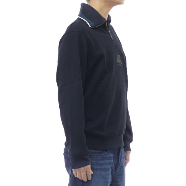 セールAW ARMANI EXCHANGE A/X アルマーニエクスチェンジ スウェット メンズ ハーフジップ XM001327 AF12656 ネイビー_2