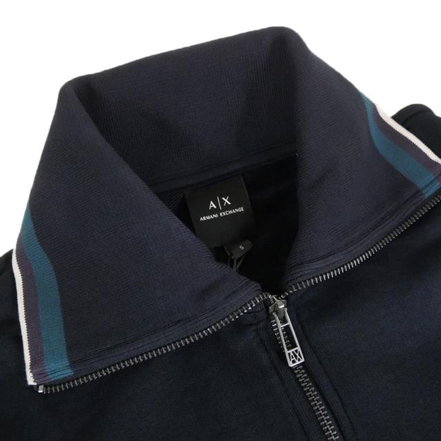 セールAW ARMANI EXCHANGE A/X アルマーニエクスチェンジ スウェット メンズ ハーフジップ XM001327 AF12656 ネイビー_5