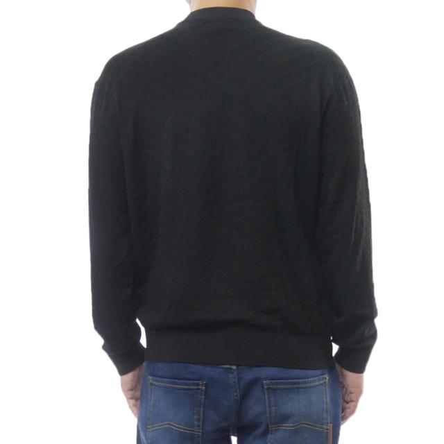 セールAW ARMANI EXCHANGE A/X アルマーニエクスチェンジ セーター メンズ クルーネック ニット XM001316 AF10454 ブラック_3